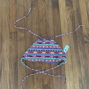 Billabong halter swim top REVERSIBLE - worn once